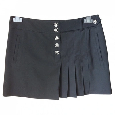 Pre-owned Barbara Bui Black Wool Skirt