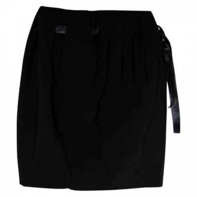 Pre-owned Liviana Conti Black Viscose Skirt