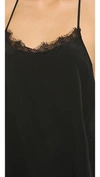 ANINE BING Silk Camisole With Lace Details