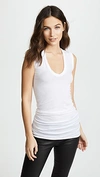 Enza Costa Essential Sleeveless U In White