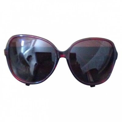 Pre-owned Dita Burgundy Sunglasses