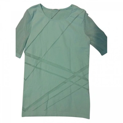 Pre-owned Wolford Green Polyester Top
