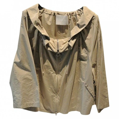 Pre-owned Lanvin Beige Polyester Jacket