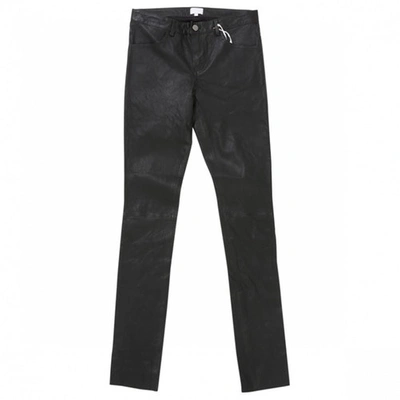 Pre-owned Lala Berlin Black Leather Trousers
