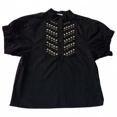 Pre-owned Cacharel Black Cotton Top