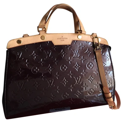 Pre-owned Louis Vuitton Burgundy Leather Handbag