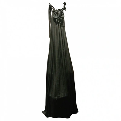 Pre-owned Lanvin Black Silk Dress