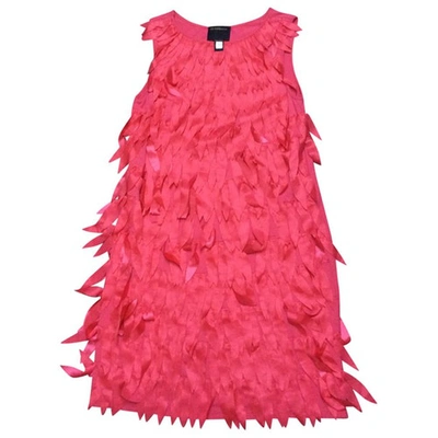 Pre-owned Roberto Cavalli Pink Viscose Dress