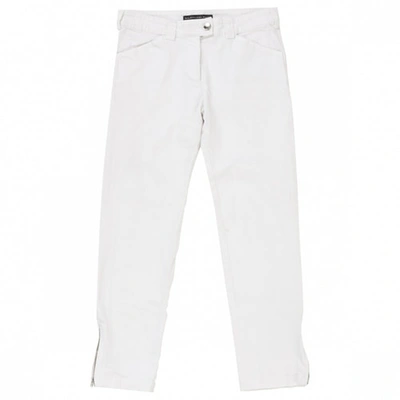 Pre-owned Balenciaga White Cotton Jeans