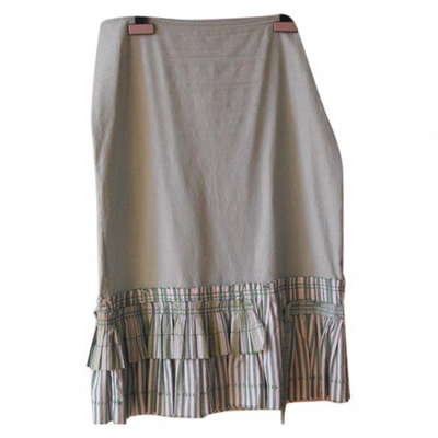 Pre-owned Paul Smith Green Cotton Skirt