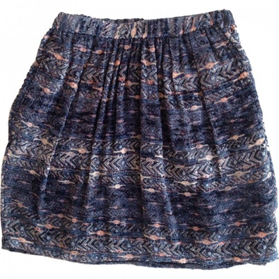 Pre-owned Isabel Marant Blue Viscose Skirt