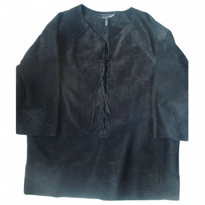 Pre-owned Isabel Marant Black Leather Top
