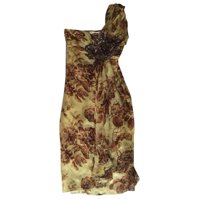 Pre-owned Valentino Silk Mid-length Dress In Other