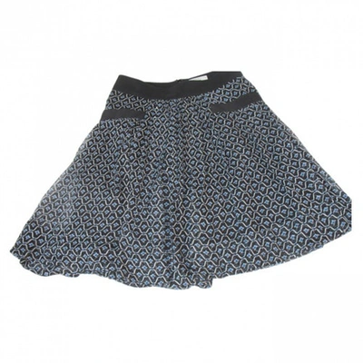 Pre-owned Essentiel Antwerp Blue Silk Skirt