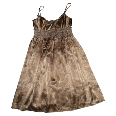 Pre-owned Bcbg Max Azria Dress In Brown