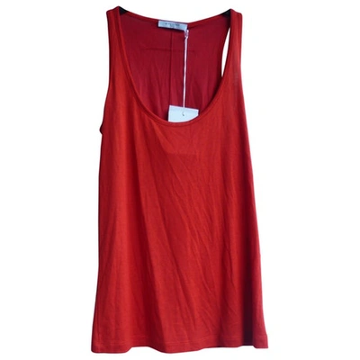 Pre-owned Givenchy Red Viscose Top