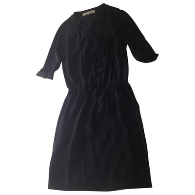 Pre-owned Gerard Darel Black Silk Dress