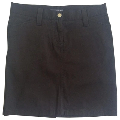 Pre-owned Dolce & Gabbana Black Cotton Skirt