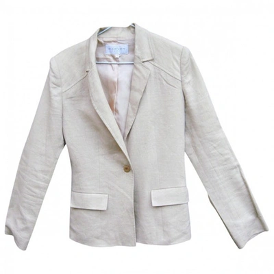 Pre-owned Carven Beige Linen Jacket