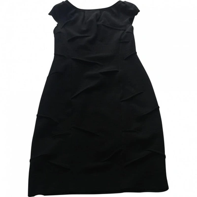 Pre-owned Prada Black Viscose Dress