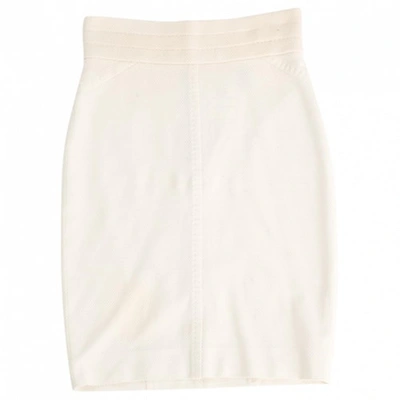 Pre-owned M Missoni White Cotton Skirt