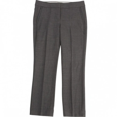 Pre-owned Jcrew Grey Wool Trousers