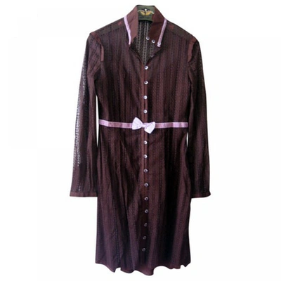 Pre-owned American Retro Brown Cotton Dress