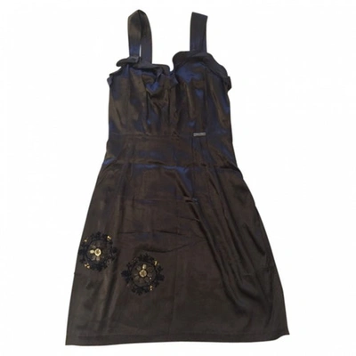 Pre-owned Just Cavalli Anthracite Silk Dress