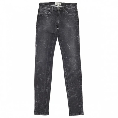 Pre-owned Current Elliott Grey Cotton Jeans