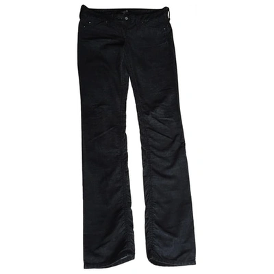 Pre-owned Isabel Marant Black Cotton Trousers