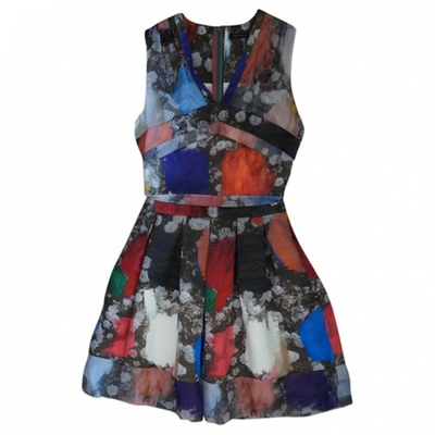 Pre-owned Christopher Kane Multicolour Silk Dress