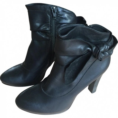 Pre-owned Jigsaw Blue Leather Heels