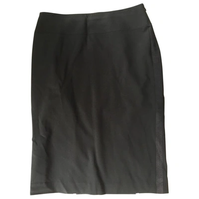 Pre-owned Elie Tahari Black Wool Skirt