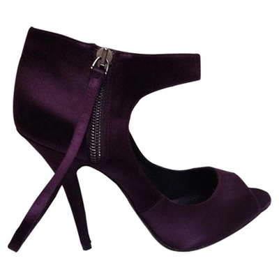 Pre-owned Givenchy Purple Leather Heels