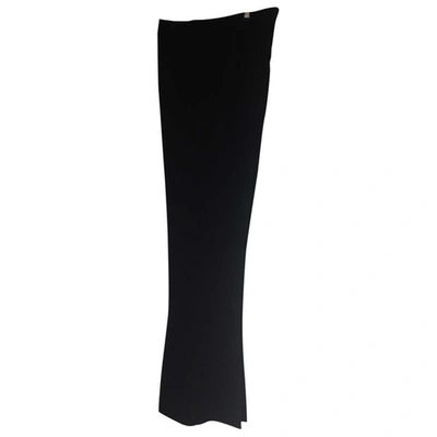 Pre-owned Emilio Pucci Black Wool Trousers