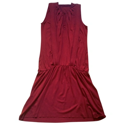 Pre-owned Hoss Intropia Burgundy Viscose Dress