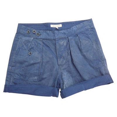 Pre-owned See By Chloé Blue Cotton Shorts