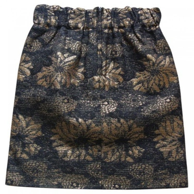 Pre-owned Marni Gold Cotton Skirt
