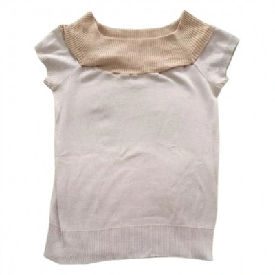 Pre-owned Joseph Pink Cotton Top