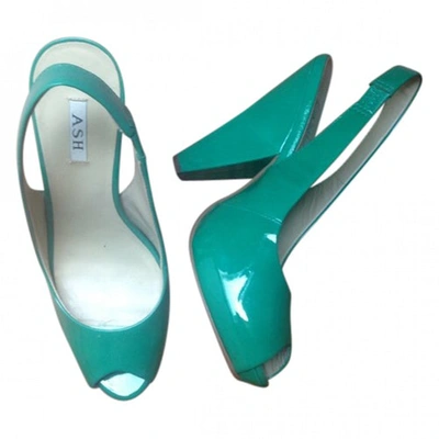 Pre-owned Ash Green Leather Heels