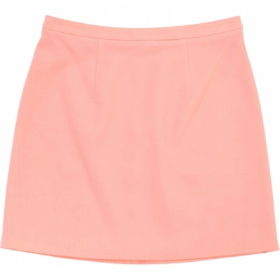 Pre-owned Christopher Kane Pink Wool Skirt
