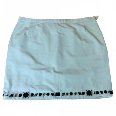 Pre-owned Louis Vuitton Khaki Cotton Skirt