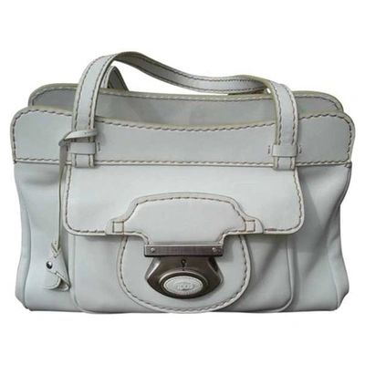 Pre-owned Tod's White Leather Handbag