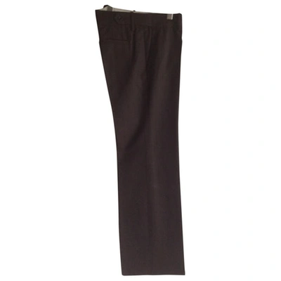 Pre-owned Chloé Brown Cotton Trousers