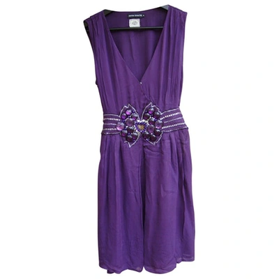 Pre-owned Antik Batik Purple Synthetic Dress
