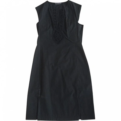 Pre-owned Alberta Ferretti Black  Cotton Dress