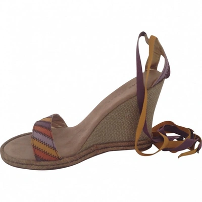 Pre-owned Marc Jacobs Cloth Sandals In Multicolour