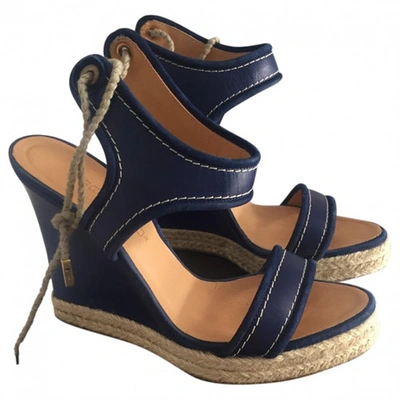 Pre-owned Dsquared2 Espadrille Sandals In Blue