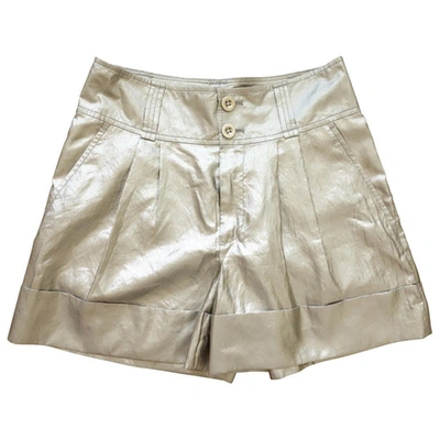 Pre-owned Marc By Marc Jacobs Silver Polyester Shorts