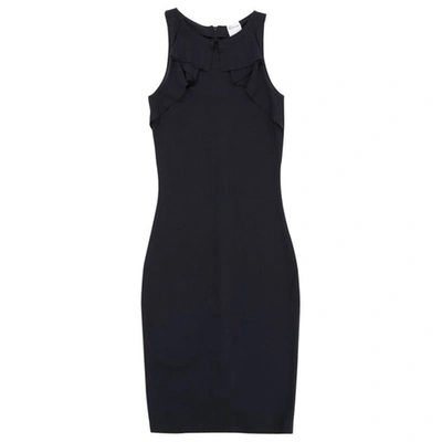 Pre-owned Valentino Navy Cotton Dress